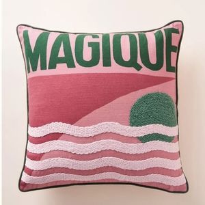 Anthropologie Hotel Magique Pink Pillow